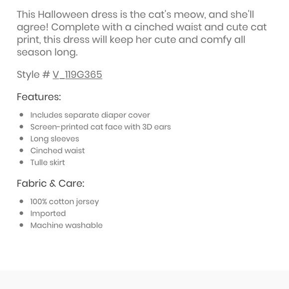 🎉HP🎉Carter’s Black Cat Long Sleeve tutu dress - Picture 4 of 7